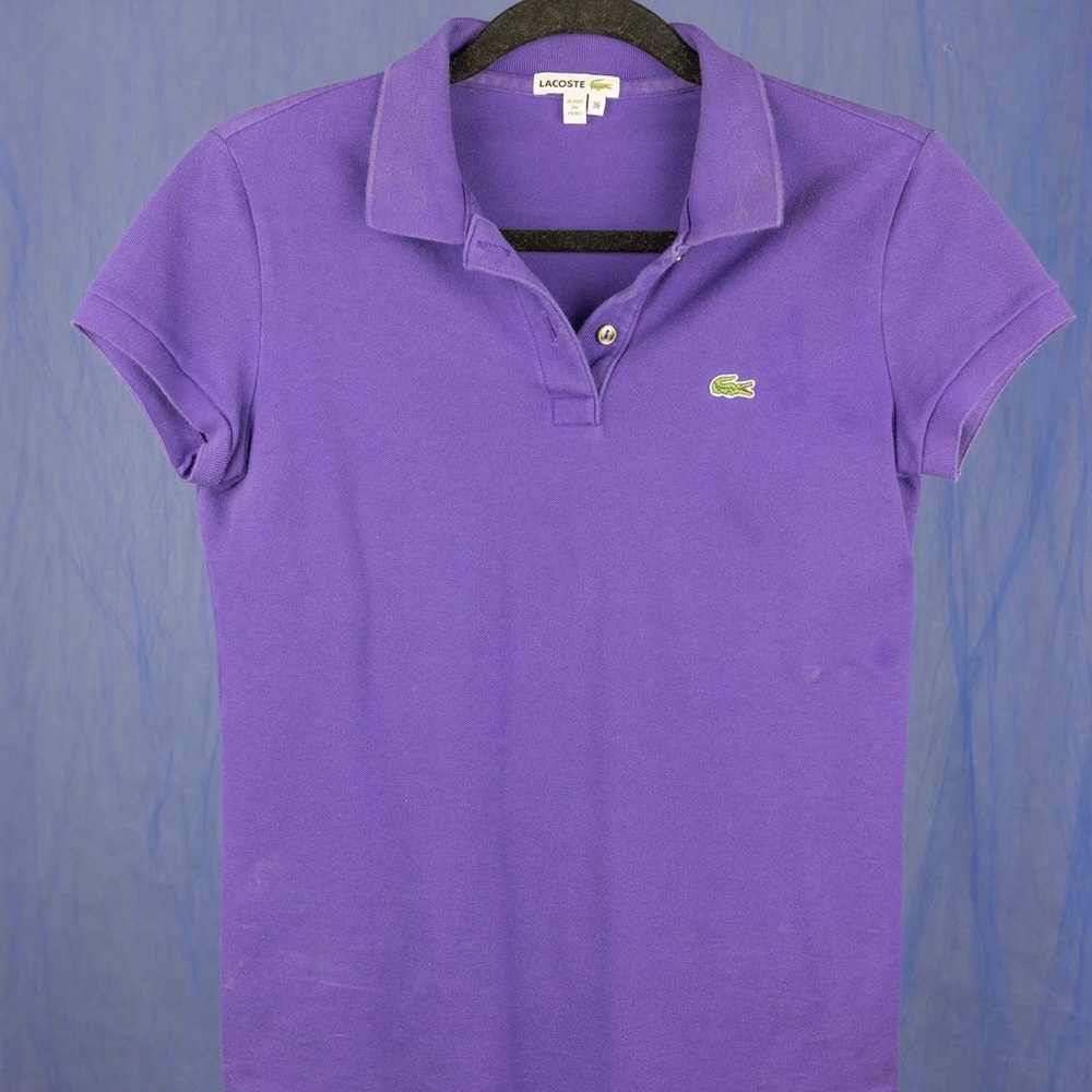Purple Lacoste Polo